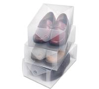 Whitmor Clear Vue, caja de zapatos para hombre (juego de 3)