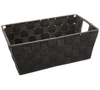 Whitmor Correa de Tejido pequeño Estante Tote-Black