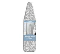 Whitmor Funda y Almohadilla estándar Resistente a Las Quemaduras para Tabla de Planchar-Remolino Gris, Algodón