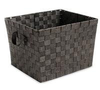 Whitmor Grande Tejido Correa Bolsa, Espresso, Large