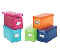 Whitmor Libro & Revista organizadores, Juego de 5, Multicolor