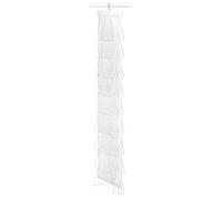 Whitmor Lima Colgante Blanca para Zapatos, Transparente