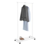 Whitmor Perchero rodante blanco, almacenamiento
