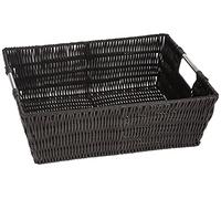Whitmor Rattique Shelf Tote Espresso