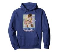 Whitney Houston How Will I Know Pastel Sudadera con Capucha, Unisex para Adultos, Azul Marino, XL