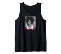 Whitney Houston Retrato en Escala de Grises Camiseta sin Mangas