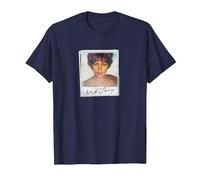 Whitney Houston Snapshot Camiseta, Hombre, Azul Marino, L