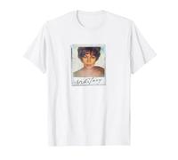 Whitney Houston Snapshot Camiseta, Hombre, Blanco, XL
