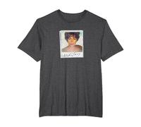 Whitney Houston Snapshot Camiseta, Hombre Tallas Grandes, Jaspeado Oscuro, 3X Alto
