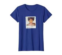 Whitney Houston Snapshot Camiseta, Mujer, Azul Real, M