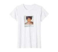 Whitney Houston Snapshot Camiseta, Mujer, Blanco, XL