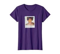 Whitney Houston Snapshot Camiseta, Mujer, Morado, L