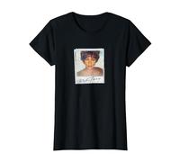 Whitney Houston Snapshot Camiseta, Mujer, Negro, L