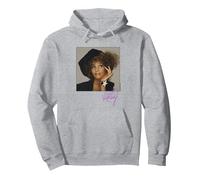 Whitney Houston Star Sudadera con Capucha, Unisex para Adultos, Gris Jaspeado, XXL
