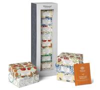 Whittard® | Colección Té Negro y Té Verde | Surtido de 8 sabores de tés negros y verdes con aromas | Caja de regalo de té mixto - 1 x 40 filtros