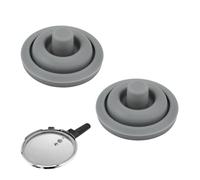 WhizNook 2 Piezas Juntas indicador de cocción 3.2cm x 1.4cm, Silicona Junta de señal de cocción para ollas a presión para WMF Plus ollas a presión, Volumen 2.5l - 8.5l, diámetro 18cm y 22cm