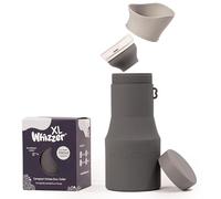 Whizzer™ - Inodoro portátil discreto para adultos, visto en la guarida de dragones, artículos esenciales de viaje para festivales, camping, caravanas y viajes, botella de silicona para hombres y