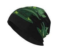 WHJDPP A Cute Little Tiger is Hiding in The Bushes - Gorro de punto estampado para adultos, suave y cómodo, gorro elástico para hombres y mujeres, color negro