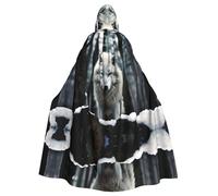 WHJDPP A Lone Wolf - Capa con capucha para adultos, para fiestas de disfraces y eventos temáticos