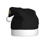 WHJDPP Baby bear in the little house Picture - Sombreros de Navidad de felpa para hombres y mujeres, gorras de fiesta de Año Nuevo para adultos