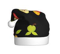 WHJDPP Bonito sombrero de Navidad con estampado de historias de frutas para adultos, diseño suave, ligero y esponjoso para hombres y mujeres