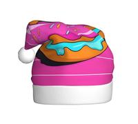 WHJDPP Bonito sombrero de Navidad con imagen de donas para adultos, para Navidad, Halloween, Año Nuevo, ventas, promociones