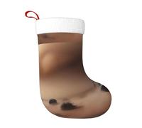 WHJDPP Calcetines decorativos de Navidad con estampado de tormenta de arena para decorar durante Halloween, Navidad y Año Nuevo