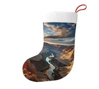 Whjdpp Calcetines decorativos de Navidad con patrón de Grand Canyon, Arizona, para árboles de Navidad, mesas de comedor