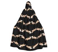 WHJDPP Capa con capucha para adultos con estampado "A woman takes a rest on a recliner" para Halloween y juegos de rol