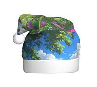 WHJDPP Chalet In The Grassland - Gorro de Navidad para adultos, diseño suave, ligero y esponjoso para hombres y mujeres