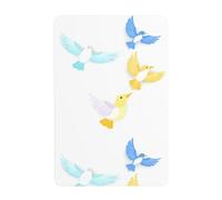 WHJDPP Cuadro decorativo con diseño de pájaros entre las estrellas, 20,3 x 30,5 cm, hecho de hojalata, resistente al desgaste y duradero