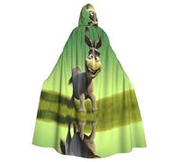 WHJDPP Donkey - Capa con capucha para adultos, sin cremallera, cómoda y duradera para juegos de rol