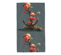 WHJDPP Flowers on The Ship's Anchor - Toallas de toalla de 69.8 x 40.6 cm, agradables al tacto, absorbentes, esponjosas y suaves para baño, playa, exteriores