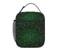 WHJDPP Hacker era - Bolsa de almuerzo portátil con aislamiento de mano adecuada para estudiantes para trabajar y viajar