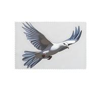 WHJDPP Juego de 6 manteles individuales con estampado de paloma voladora para mesa de comedor, para hogares y banquetes, fáciles de limpiar a temperatura ambiente para un uso duradero