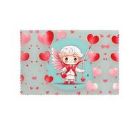 WHJDPP Juego de 6 manteles individuales para mesa de comedor, lavables, resistentes al calor y a las arrugas, para decoración del hogar