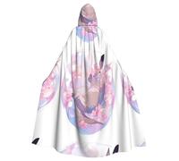 WHJDPP Koala in the Bubble - Capa con capucha para adultos, sin cremallera, cómoda y duradera para juegos de rol