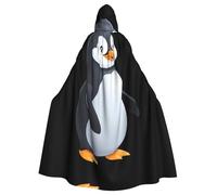 WHJDPP La capa con capucha Happy Little Penguin Picture para adultos es un poncho con capucha súper grande, cómodo y duradero de Halloween