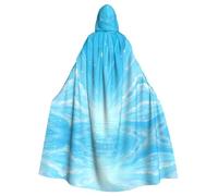 WHJDPP La capa con capucha para adultos Sky Realm Picture es un poncho con capucha de Halloween súper grande, cómodo y duradero