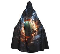 WHJDPP Lightning Fever - Capa con capucha para adultos con estampado de tenis para Halloween para fiestas de disfraces y eventos temáticos