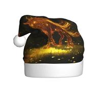 WHJDPP Misterioso sombrero de Navidad con imagen de zorro de nueve colas para adultos para Navidad, Halloween, Año Nuevo, ventas, promociones