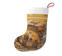 Whjdpp Ship Gang Leader - Calcetines de Navidad impresos de doble cara para decoración de interiores y fiestas de gran capacidad