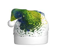 WHJDPP Sombrero de Navidad brasileño con huellas dactilares duraderas para adultos, para Halloween, Navidad, Año Nuevo