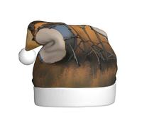 WHJDPP Sombrero de Navidad con diseño de tambor musical en campo para adultos, para Navidad, Halloween, Año Nuevo, ventas, promociones