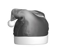 WHJDPP Sombrero de Navidad con estampado de edificios en las nubes, duradero para adultos, para Halloween, Navidad, Año Nuevo