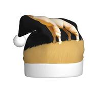 WHJDPP Sombrero de Navidad con imagen de alpacas en la pradera para adultos, adecuado para Halloween, Navidad y Año Nuevo