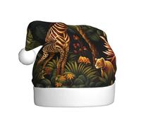 WHJDPP Sombrero de Navidad con imagen de animales en la selva tropical para adultos para Navidad, Halloween, Año Nuevo, ventas, promociones