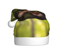 WHJDPP Sombrero de Navidad con imagen de caracol sobre musgo para adultos, adecuado para Halloween, Navidad y Año Nuevo