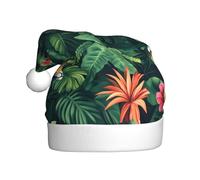 WHJDPP Sombrero de Navidad con imagen de criaturas del bosque tropical para adultos, adecuado para Halloween, Navidad y Año Nuevo