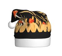 WHJDPP Sombrero de Navidad con imagen de hongos pequeños junto a orejas de trigo, para adultos, para Navidad, Halloween, Año Nuevo, ventas, promociones